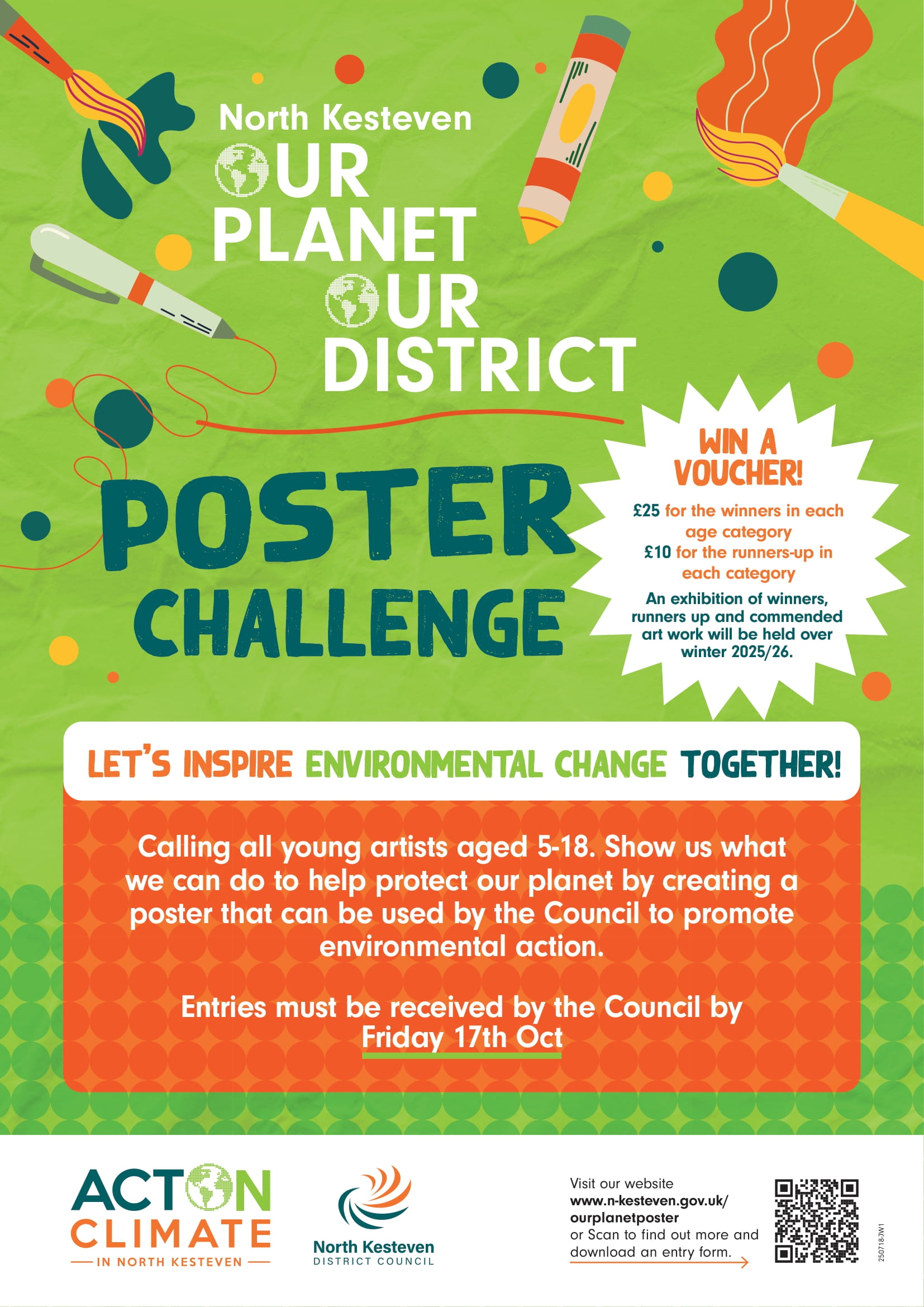 act on climate competition poster